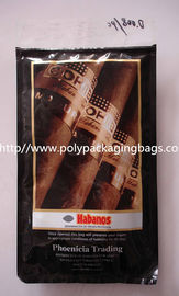 Portatile impermeabilizzi le borse di plastica stampate del sigaro con personalizzano la dimensione e la progettazione