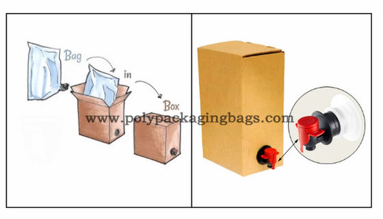 Il bag in box liquido riutilizzabile della BUSBANA FRANCESE della borsa del di alluminio di stoccaggio di doppio strato insacca per vino