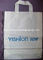 Sacchetti di plastica glassati/delicatamente borsa della maniglia del ciclo con il logo stampata