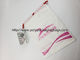 Sacchetti di plastica di Fashional con la chiusura del cordone, logo su misura stampata