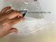 Sacchetto di plastica trasparente di sigillatura a chiusura lampo del PE di 0.09mm