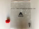 Sacchetto di plastica trasparente di sigillatura a chiusura lampo del PE di 0.09mm