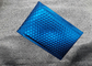 Imballaggio metallico blu della borsa della posta della bolla del cuscino d'aria per i cosmetici