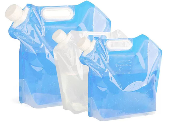5 / 10 litri di contenitore di plastica pieghevole dell'acqua, borsa di acqua piegante per l'alpinista