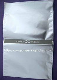 Sacchetto di plastica autoadesivo della borsa d'argento del foglio di alluminio con la guarnizione adesiva