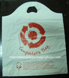 I sacchetti di plastica concimabili di 100% hanno tagliato il sacchetto della spesa a stampo tagliente nel bianco