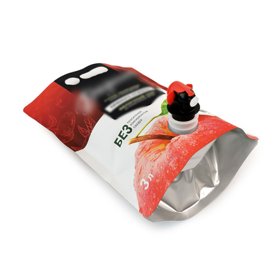 Sacchetto Liquido In Scatola Sacchetto In Scatola Valvola Tap Bag personalizzato Logo Stampa caffè Sacchetto da bere stratificato Materiale Sacchetto gravura Sacchetto di stampa