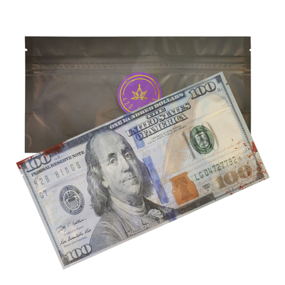 Borsa a chiusura ziplock con sigillo a 3 lati per l' imballaggio di sigari da tabacco