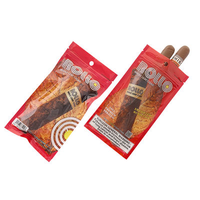 Plastico personalizzato Mini Portable Travel Cigar Humidor Sacchetti di imballaggio Umidificatore di tabacco Borse per sigari