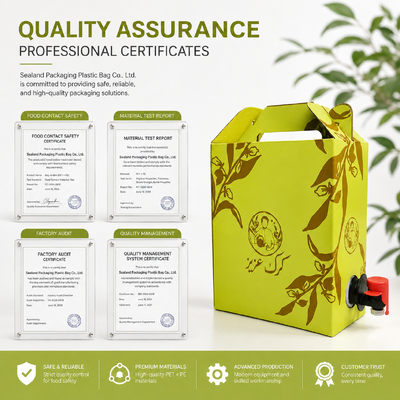 20L 25L 220L 5L 10L sacchetto di plastica in scatola quadrato rettangolare resistente contenitore di imballaggio liquido soluzioni