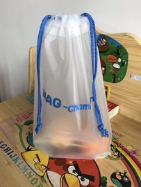 Sacchetti di plastica stampati del cordone della radura di CBE/borsa di plastica su ordine del cosmetico di viaggio