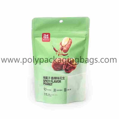 pacchetto dell'arachide dello spuntino di 0.12mm Matte Ziplock Bag Printing Plastic