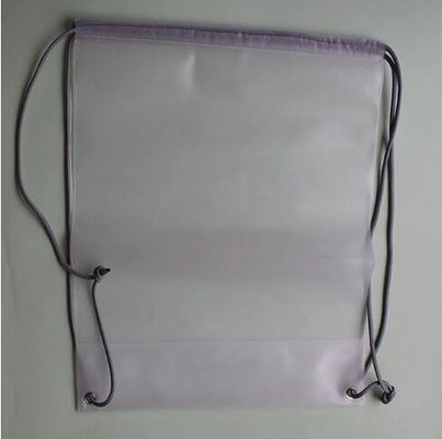 borse di cordone di plastica glassate 0.08mm del doppio zaino della spalla del cordone di CBE per abbigliamento
