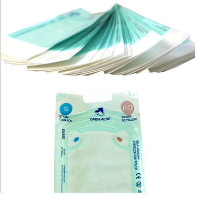Borsa eliminabile di carta di disinfezione del rene per l'imballaggio di forbici dell'ospedale