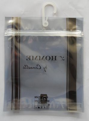 Innaffi le poli borse della prova con i ganci/serratura dello zip e del gancio per la biancheria intima/indumento degli uomini