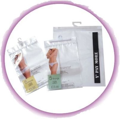 Innaffi le poli borse della prova con i ganci/serratura dello zip e del gancio per la biancheria intima/indumento degli uomini