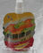 L'imballaggio su misura della gelatina sta sul sacchetto con il becco 8 once o 250 ml