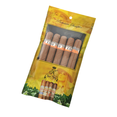 Fabbrica stampato su misura Zip Lock Sacchetti per sigari Humidor 69%~75% RH