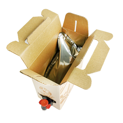 Sacchetti di imballaggio in alluminio, scatole di 3L, 5L, 10L, 20L di acqua potabile, vino e succo, valvole di deviazione in plastica di seconda mano