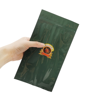 Sacchetti per sigari in plastica richiudibili con zip personalizzate, sacchetti per sigari con zip, sacchetto per sigari umidificante