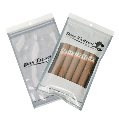 Borsa per l'umidità per sigari riutilizzabile e durevole personalizzata con cerniera, prodotto New Age Packaging & Printing per sigari