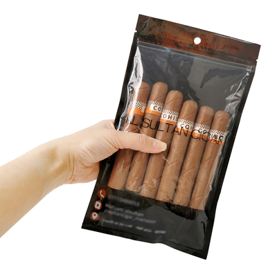 Borsa per l'umidità per sigari riutilizzabile e durevole personalizzata con cerniera, prodotto New Age Packaging & Printing per sigari