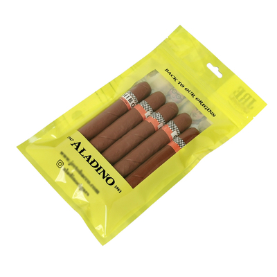 Sacchetto di imballaggio con cerniera di sigaro Sacchetti a cerniera in scatola Sacchetto di plastica per sigari Produttore professionale di imballaggi per tabacco