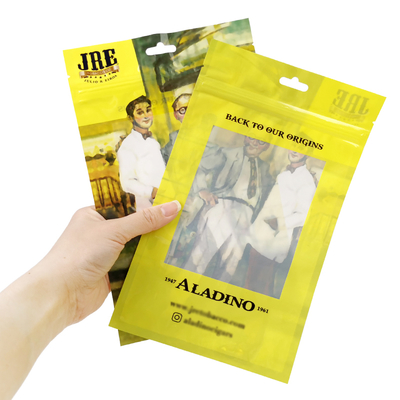 Sacchetto di imballaggio con cerniera di sigaro Sacchetti a cerniera in scatola Sacchetto di plastica per sigari Produttore professionale di imballaggi per tabacco