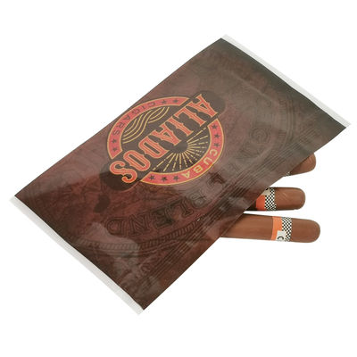 Deodorante imballaggio per alimenti sacchetto con pellicola di poliestere cerniera di foglio di alluminio tabacco sigaro sacchetto di imballaggio in plastica
