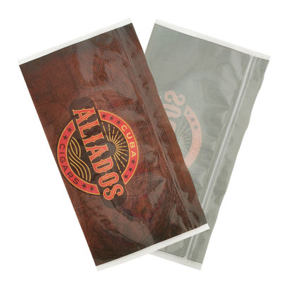 Deodorante imballaggio per alimenti sacchetto con pellicola di poliestere cerniera di foglio di alluminio tabacco sigaro sacchetto di imballaggio in plastica