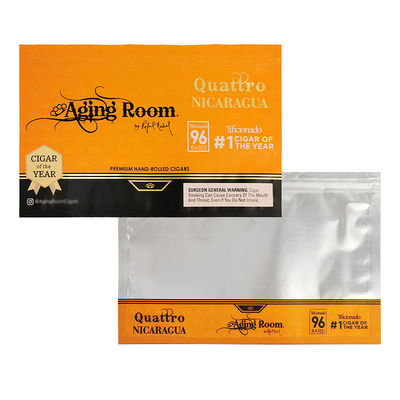 Borsa di sigillamento laterale PET/PE Borse di plastica Borsa di tabacco Borsa di sigaro con cerniera