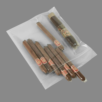 Nuovo design sacchetti di plastica humidor a prova di umidità con cerniera Freschezza di conservazione dell'umidità Cigar storage con slot separato