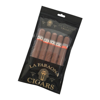 Custodia da viaggio per sigari in pelle di lusso personalizzata con umidificatore, borsa umidificatore portatile foderata in cedro, busta con chiusura a zip per il controllo dell'umidità