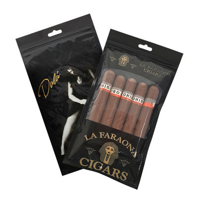 Custodia da viaggio per sigari in pelle di lusso personalizzata con umidificatore, borsa umidificatore portatile foderata in cedro, busta con chiusura a zip per il controllo dell'umidità