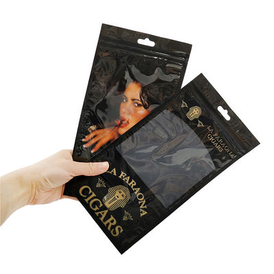 Custodia da viaggio per sigari in pelle di lusso personalizzata con umidificatore, borsa umidificatore portatile foderata in cedro, busta con chiusura a zip per il controllo dell'umidità