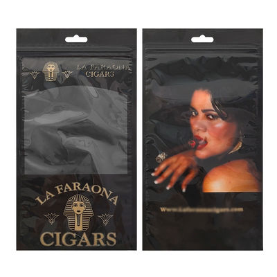 Custodia da viaggio per sigari in pelle di lusso personalizzata con umidificatore, borsa umidificatore portatile foderata in cedro, busta con chiusura a zip per il controllo dell'umidità