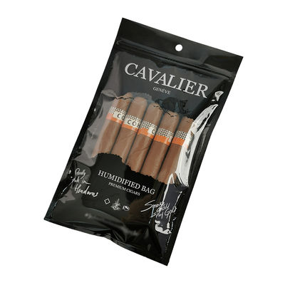 Borsa idratante per sigari portatile Borsa di plastica per sigari all'ingrosso Borsa idratante per sigari nuova arrivata
