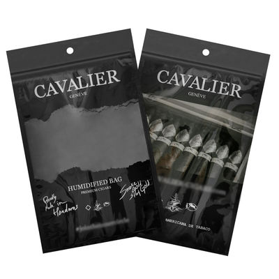 Borsa idratante per sigari portatile Borsa di plastica per sigari all'ingrosso Borsa idratante per sigari nuova arrivata