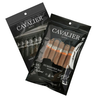 Borsa idratante per sigari portatile Borsa di plastica per sigari all'ingrosso Borsa idratante per sigari nuova arrivata