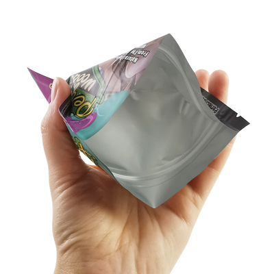 Buste per imballaggio per sigari da 30g 50g in lamina di mylar, plastica, a prova di odore, a prova di umidità, con tacca di strappo