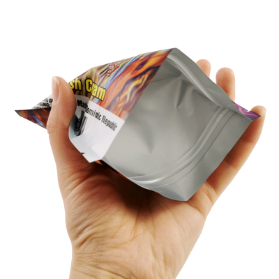 Logo personalizzato Foglio di sigillo termico Sacchetto Mylar Umidità Tabacco Imballaggio Zip Umidore di plastica Sigaro Ziplock Sacchetti