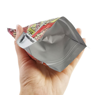 Confezione di vendita diretta in fabbrica Borsa per sigari in materiale di tabacco dorato Busta di plastica con alta qualità