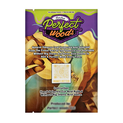 Logo personalizzato Foglio di sigillo termico sacchetto Mylar umidità tabacco imballaggio cerniera umido di plastica sigaro cerniera sacchetti di umidità sigaro