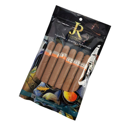 Impressione su misura Plastico a mano di rotolamento accessori per il fumo Tasse di viaggio per sigari di tabacco su misura per sacchetti di imballaggio