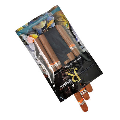 Impressione su misura Plastico a mano di rotolamento accessori per il fumo Tasse di viaggio per sigari di tabacco su misura per sacchetti di imballaggio