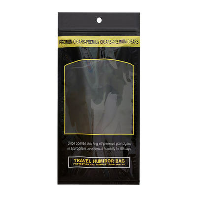 Borsa umidificata per sigari con logo personalizzato con pacchetto di umidità incorporato