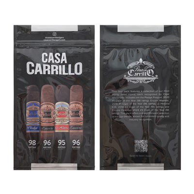 Custodia da viaggio per sigari in pelle di lusso personalizzata con umidificatore, borsa umidificatore portatile foderata in cedro, busta con chiusura a zip per il controllo dell'umidità