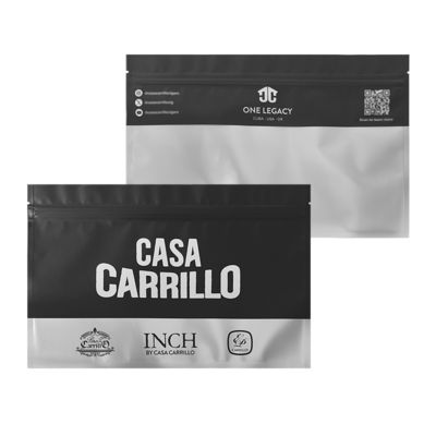 Busta per imballaggio con chiusura a zip in plastica stampata personalizzata con cerniera per sigari, tabacco e sigari Mylar