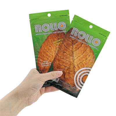 Sacchetto di plastica risigillabile dell'umidificatore del sigaro con il foro della maniglia di finestra