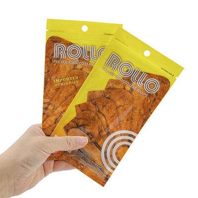 Sacchetto di plastica risigillabile dell'umidificatore del sigaro con il foro della maniglia di finestra